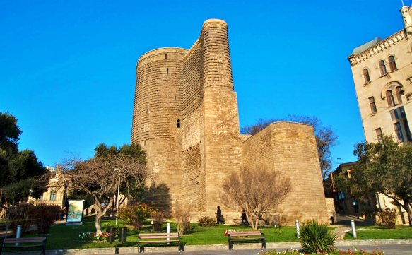 Azerbaijan Baku, Maiden`s Tower